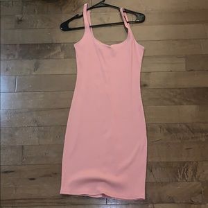 Peach Bodycon dress